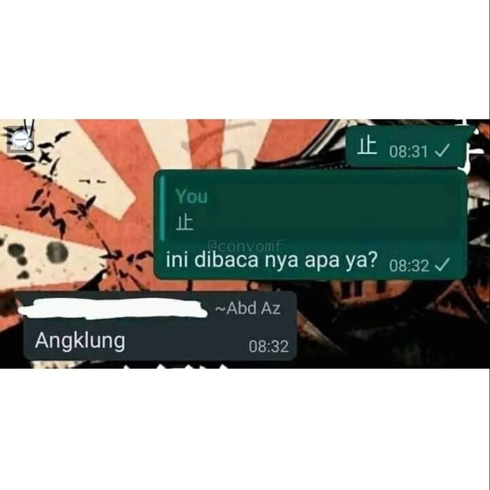 Kesalahan membaca kata yang lucu