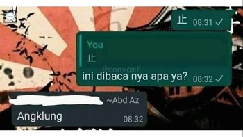 Dibaca angklung. Foto: X.com