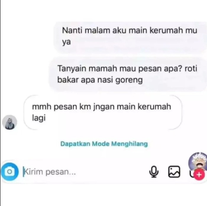 Pesan orang tua yang unik