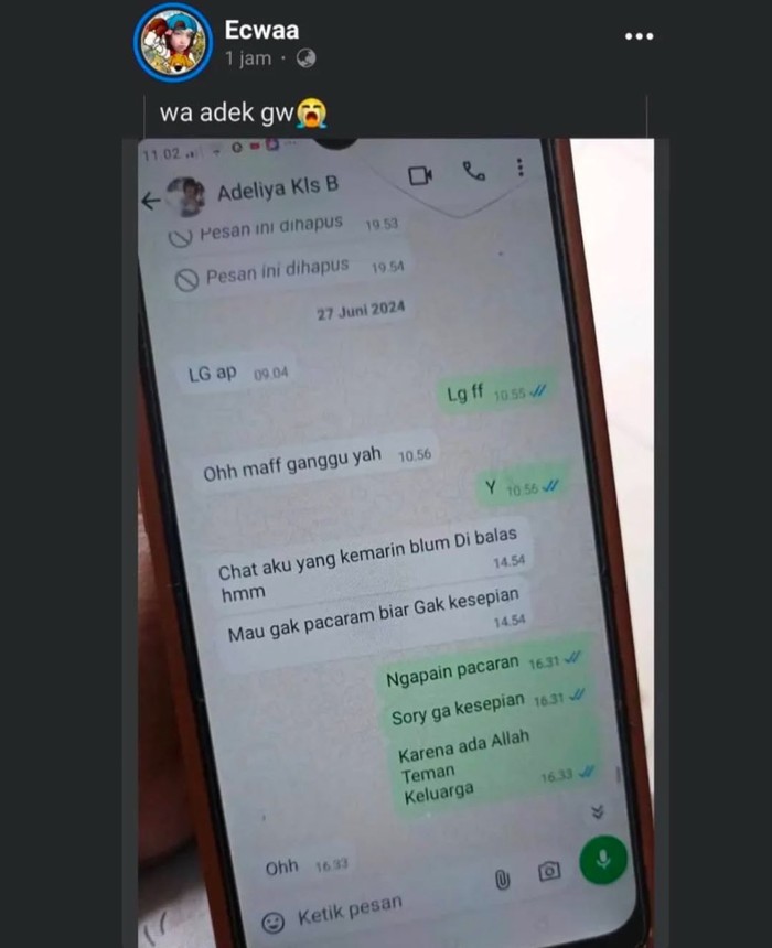 Balasan chat yang cerdas