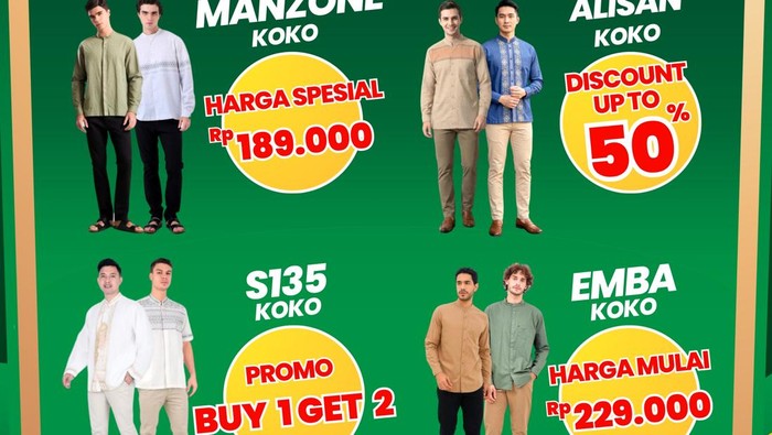 Lebaran Sebentar Lagi, Baju Koko di Transmart Full Day Sale Diskon Gede!