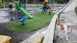 Ngabuburit di Alun-Alun Kota Depok, Warga Bersantai Menanti Waktu Berbuka