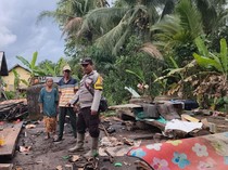 63 Rumah di Banyuasin Rusak Parah Usai Diterjang Angin Puting Beliung
