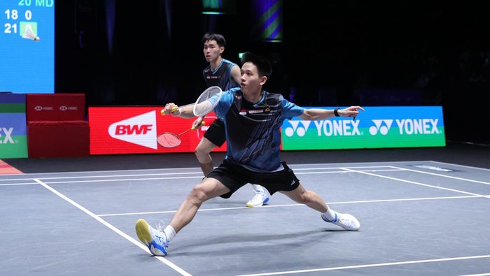 Raymond Indra/Nikolaus Joaquin tersingkir di semifinal All England 2026.