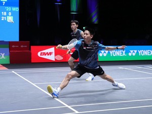 Raymond/Joaquin Mundur dari Singapore Open 2026