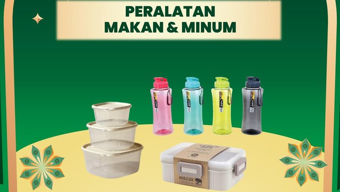 Tempat Makan-Botol Minum Murah Meriah di Transmart Full Day Sale