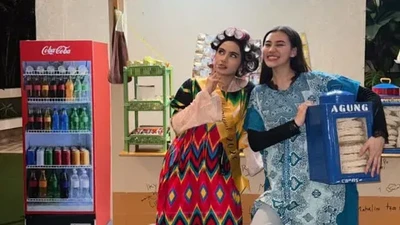 Potret Aaliyah Massaid-Kesya Levronka di Ultah Mahalini, Kompak Pakai Daster
