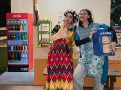 Potret Aaliyah Massaid-Kesya Levronka di Ultah Mahalini, Kompak Pakai Daster