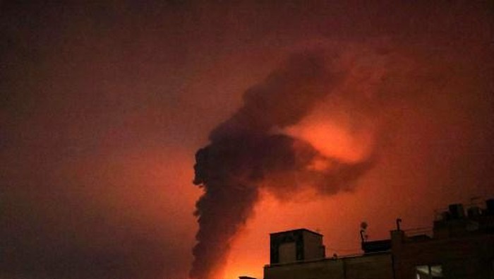 AS-Israel Serang Depot Minyak Iran