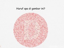 Tes Buta Warna Buat Si Mata Jeli, Bisa Lihat Huruf Apa yang Sembunyi?