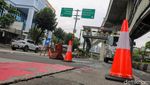 Banjir Rendam Underpass Mampang, Akses Jalan Ditutup Sementara