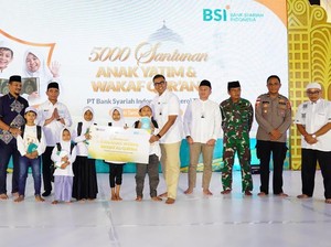 BSI Santuni 5.000 Anak Yatim Serentak di Seluruh Indonesia