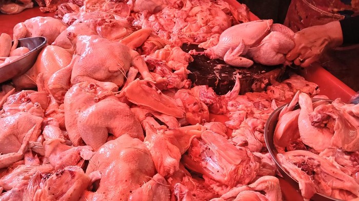 Daging ayam di Palembang mengalami kenaikan menjelang Lebaran