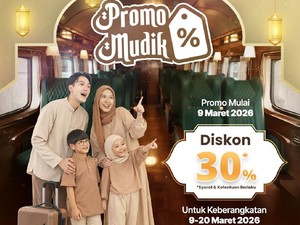 KAI Beri Diskon Tiket 30% dan Flash Sale Mulai 9-20 Maret