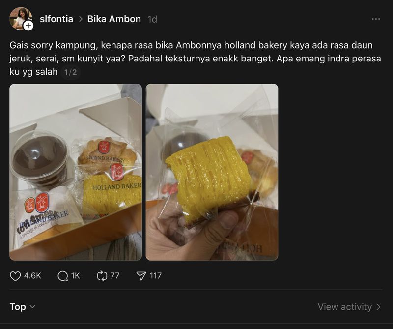 Fakta unik bika ambon