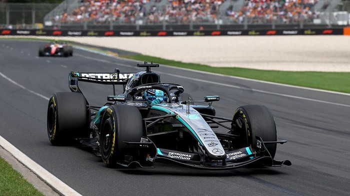 Russell menjadi pemenang dalam balapan pembuka F1 2026 di Australia.