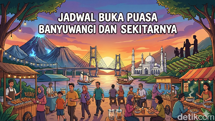 Jadwal buka puasa untuk wilayah Banyuwangi dan sekitarnya.