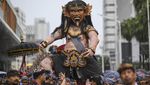 Jelang Nyepi, Pawai Ogoh-ogoh Ramaikan Bundaran HI