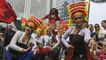 Jelang Nyepi, Pawai Ogoh-ogoh Ramaikan Bundaran HI