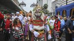 Jelang Nyepi, Pawai Ogoh-ogoh Ramaikan Bundaran HI