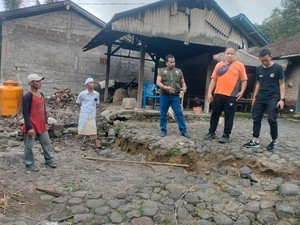 Tanah Bergerak Terjadi di Lokapaksa Buleleng, 4 Rumah Warga Terdampak