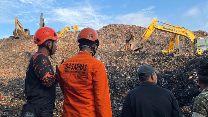 Longsor di Bantargebang Bekasi. (Dok. ist)