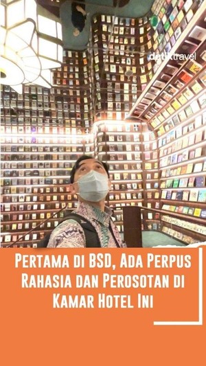 Video: Wah! Ada Perpus Rahasia dan Perosotan di Kamar Hotel Ini