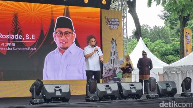 Pulang Basamo 2026 Andre Rosiade. (Taufiq/detikcom)