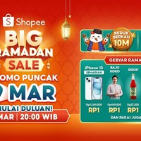 Shopee Beri Promo Spesial Puncak Big Ramadan Sale, Ada Voucher Diskon 50%