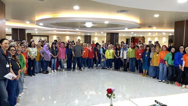 Swara Jakarta '80s saat jumpa pers peluncuran single 'Betawi Mash Up'. (Devi/detikcom)