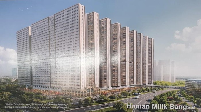 Desain Rumah Susun Subsidi di Meikarta