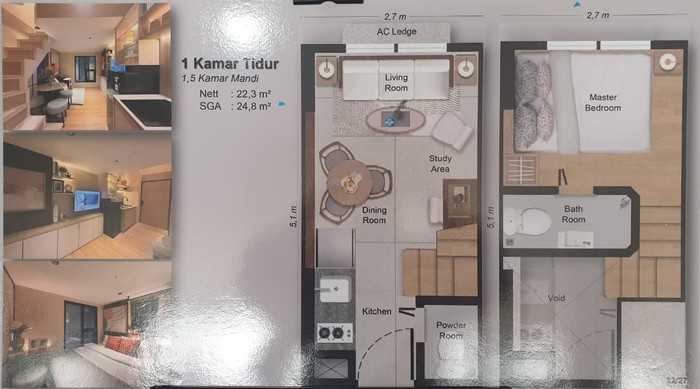 Desain Rumah Susun Subsidi di Meikarta