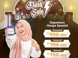Flash Sale Tiket Kereta Api Lebaran 2026 Sore Ini, Cek Jam War dan Cara Belinya