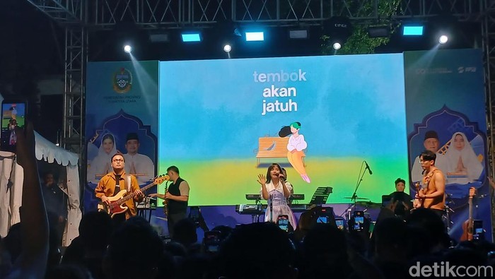 Foto:Idgitaf tampil di PRSU, Medan, Minggu (8/3/2026) malam. (Juita Sinuhaji/detikSumut)