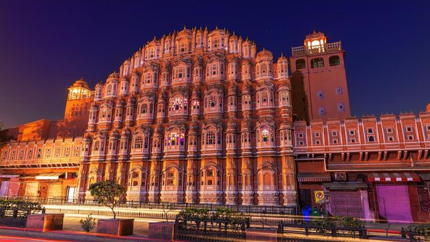 Hawa Mahal Palace di Jaipur, India