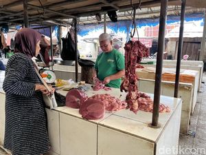 Lebaran ke-3, Harga Daging Sapi-Ayam di Palembang Masih Tinggi