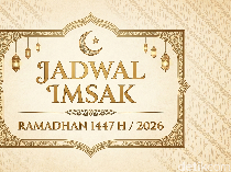 Jadwal Imsak 14 Maret 2026 di Seluruh Kalimantan Timur