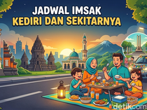 Jadwal Imsak Kediri dan Sekitarnya Sabtu 14 Maret 2026