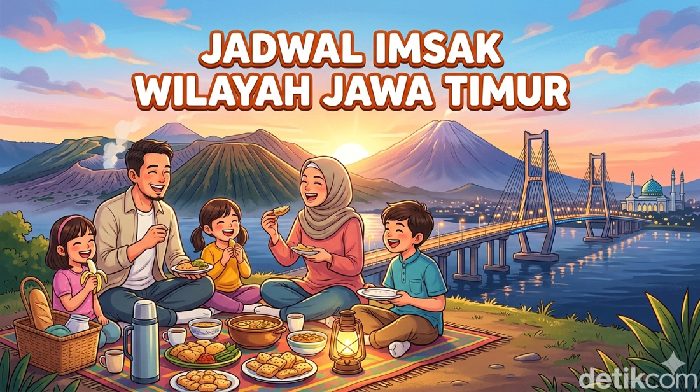 Jadwal imsak untuk wilayah Jawa Timur.