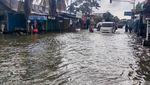 Banjir Merendam Jalur Sukodadi-Paciran Lamongan