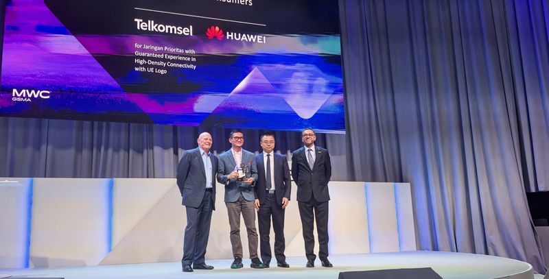 Jaringan Prioritas Telkomsel dan Huawei Raih Global Mobile Awards 2026
