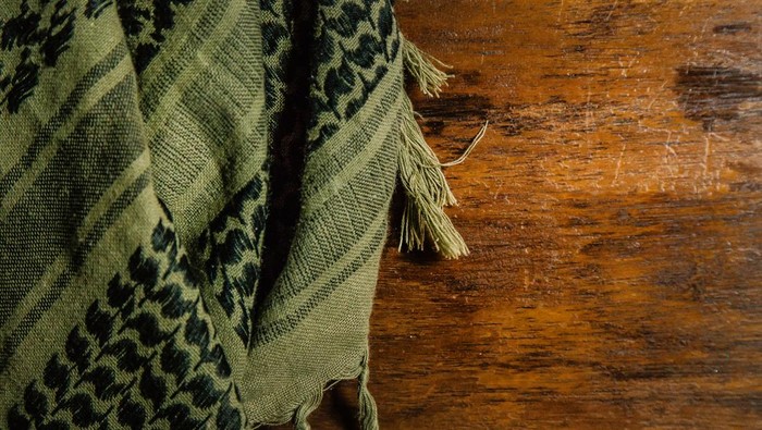 The  Shemagh  cloth image for abstract background.