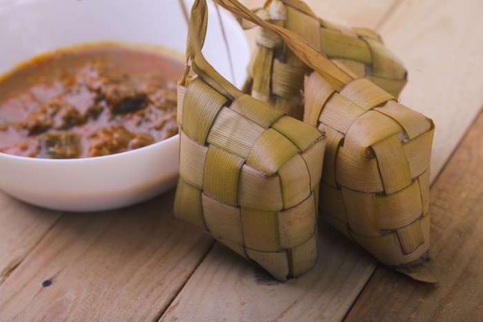 Ketupat lebaran.
