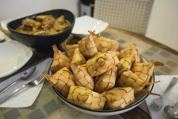 Ketupat lebaran.