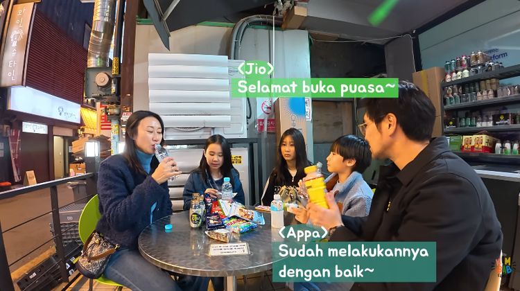 Seru! Kimbab Family Ngabuburit hingga Buka Puasa di Korea