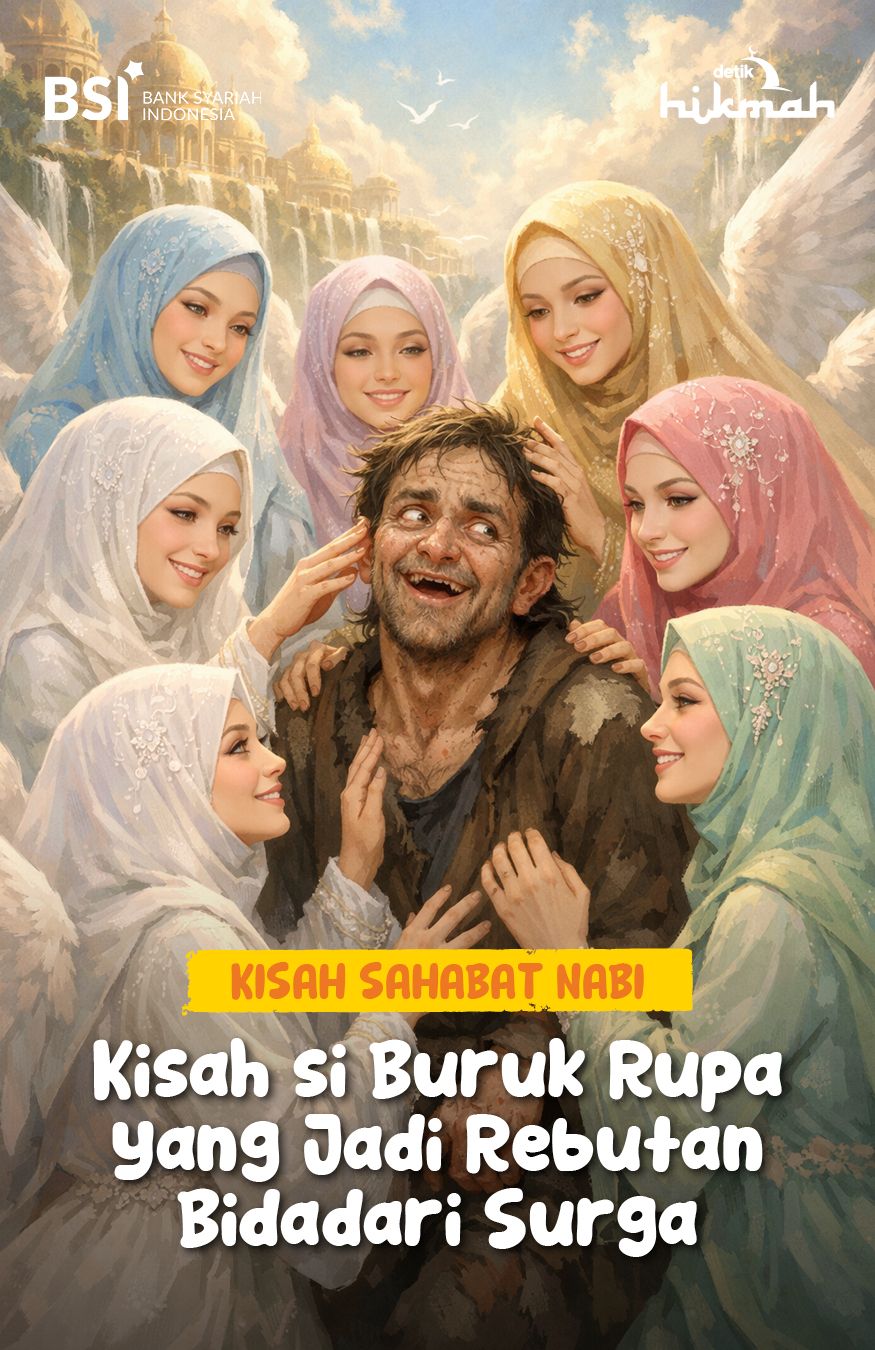 Kisah si Buruk Rupa yang Jadi Rebutan Bidadari Surga