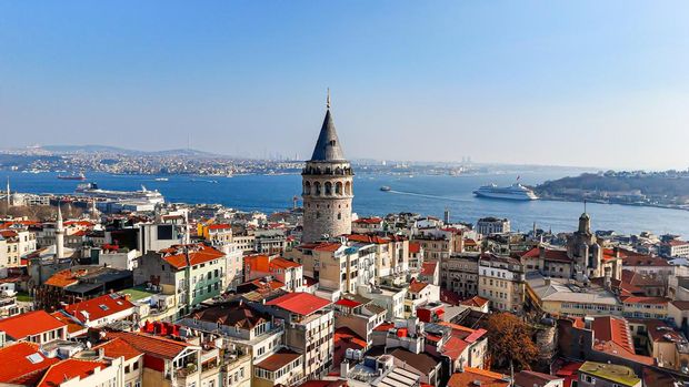 Menara Galata di Istanbul, Turki