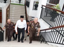 Menteri PU Sambangi Kejatisu Bahas Rehabilitasi Dampak Bencana Sumut