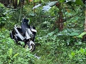 Mogok, Motor Curian Ditinggal Maling di Semak-semak Bogor