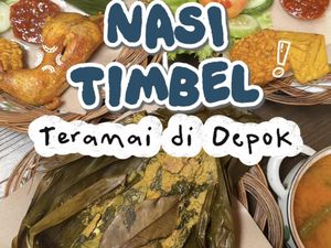 Video: Komplet! Nasi Timbel di Depok dengan Lauk Gepuk dan Sayur Asem